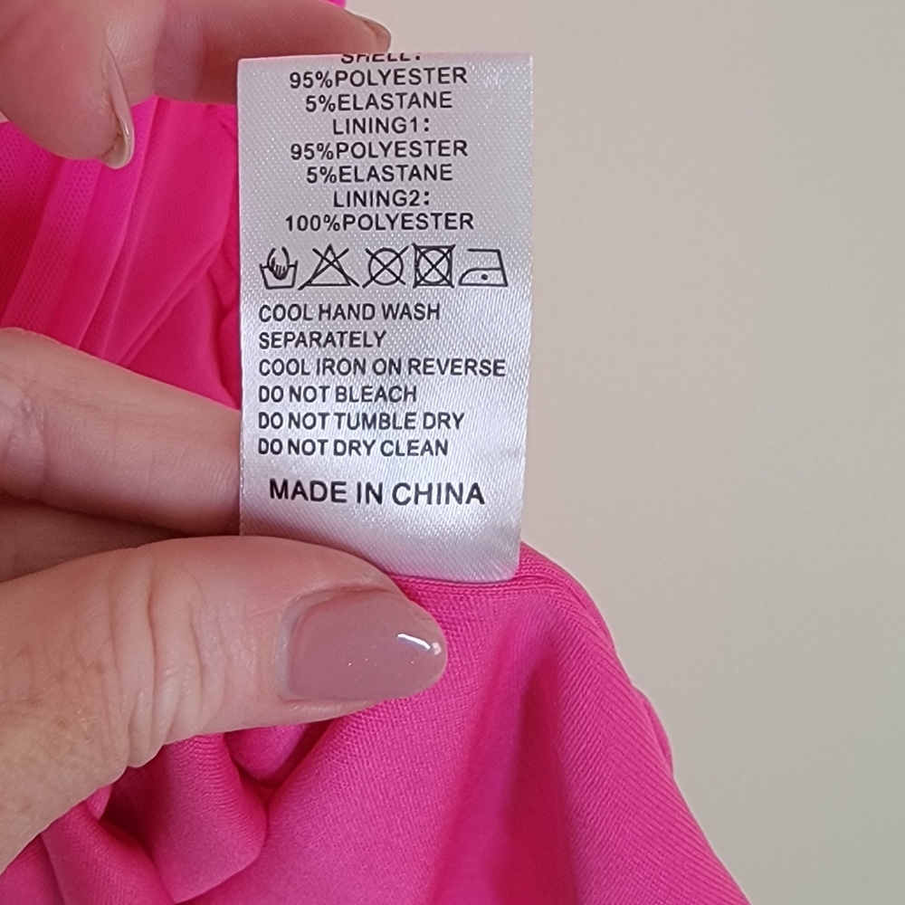 NWT Rare London drape corset midi dress in hot pink size 8 - Picture 11 of 13